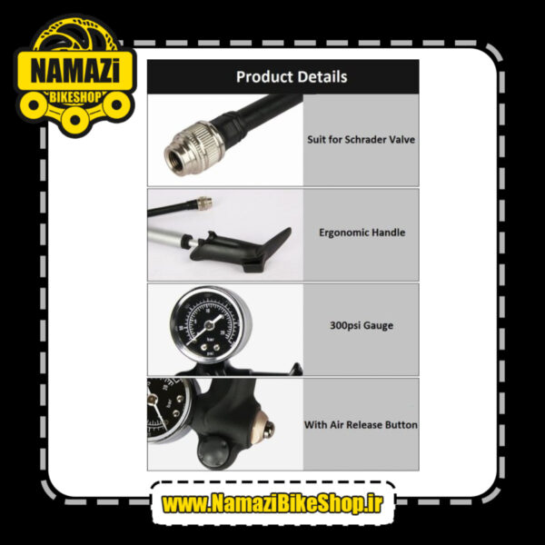 تلمبه دوشاخ و کمک وسط Giyo GS-02PT suspension pump - تصویر 3