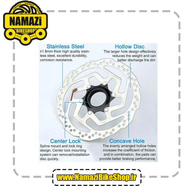 دیسک روتور ترمز دوچرخه شیمانو SHIMANO مدل RT 10 - تصویر 4